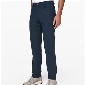 Men’s Lululemon Navy Blue ABC pants size 32w 31L.